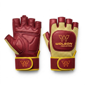 Guantes Deportivos de Medio Dedo, Transpirables, Elásticos, con Soporte de Agarre para Fitness, Levantamiento de Pesas y Entrenamiento - Product Image 1