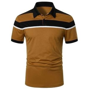 Men's Black Red White Solid Short Sleeve Knitted 100% Cotton Anti-Wrinkle Front Logo Formal <b>Button</b> Design Regular Fit for <b>Shirt</b> - Product Image 3
