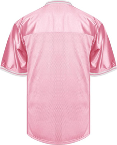 American Football Jersey Summer Retro Style Loose Printed Casual Sports Uniform 100% Polyester Quick Dry Breathable Front Logo - Product Image 2