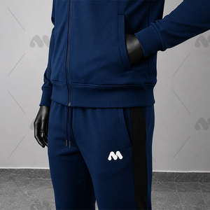 Conjunto deportivo con capucha y cremallera para hombre, conjunto de jogger de longitud completa, ropa deportiva informal, servicio OEM - Product Image 5