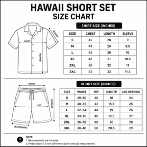 Ensemble court hawaïen Sky Island Landscape, respirant et confortable en polyester, col chemise, short de plage, vente chaude - Product Image 6