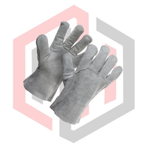Gants en cuir fendu pour hommes, protection des mains en cuir de vachette, résistants aux coupures et aux produits chimiques, pour le travail et le sport - Product Image 3