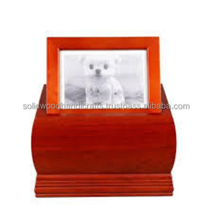 Boîte funéraire en bois faite à la main pour cendres d'animaux domestiques Urnes funéraires en bois pour cendres de chat et de chien Urnes en palissandre à bas prix - Product Image 4