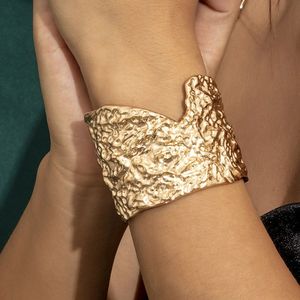 Boho Hammered Brass Cuff Chunky <b>Stack</b> Bangle Wedding Party Festive Vintage Adjustable Custom Modern Statement Jewelry <b>Bracelet</b> - Product Image 5