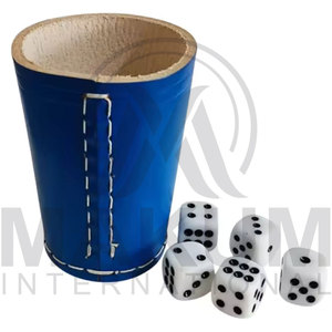 Best Selling Custom Handmade Luxury Square Leather <b>Dice</b> Cup with Custom Logo Durable High Quality - Product Image 4