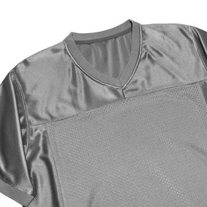 Jersey de fútbol americano de color sólido, MOQ bajo, en stock, tela de malla transpirable, jersey deportivo de fútbol americano para hombre - Product Image 2