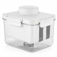 FLORAL INTERNATIONAL Presse à Fromage Manuelle Portable en Plastique, Boîte à Filtre pour Yaourt, Presse à Tofu, Contenant Sans BPA, Écologique