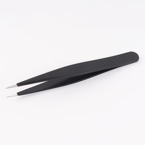 Pinzas para Pestañas de Acero Inoxidable de Alta Calidad, Precisión, Antiestáticas y Duraderas, con Punta Suave, Logotipo y Empaque Personalizables - Product Image 4