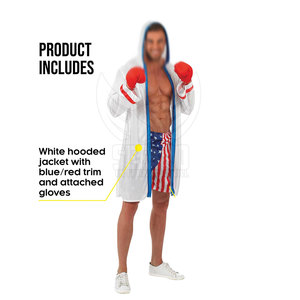 Kimono de Jiu Jitsu de marca privada, batas de boxeo de color sólido, hechas en Pakistán, batas de boxeo resistentes. - Product Image 2