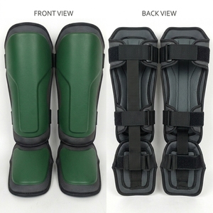 Protège-tibias de style OEM en plastique moulé par injection, équipement de protection léger à enfiler pour la boxe, unisexe adulte - Product Image 5