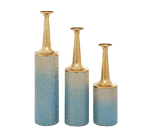 Handcrafted Decorative Iron Flower Vase with Premium Finish and Modern Interior Elegance - Product Image 1