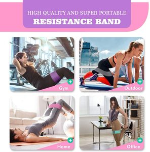 Bandas de Resistencia al Por Mayor de Tela para Glúteos, Lazos para Sentadillas, Abalanzadas, Entrenamiento de Piernas, Fitness, Gimnasio, Ejercicio en Casa, Ejercicio de la Parte Inferior del Cuerpo - Product Image 2