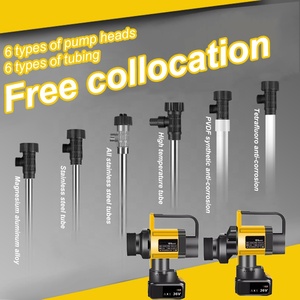 220 В портативный беспроводной химический насос Электрический высоковязкий жидкий барабанный насос для перекачки масла Электрический аккумулятор для масла - Product Image 2