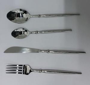 Ensemble de couverts en acier inoxydable de qualité supérieure avec poignées au design Brench, finition polie miroir, écologique et idéal comme cadeau de table - Product Image 5