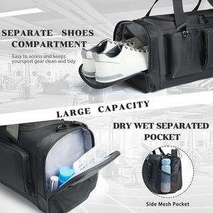 Bolsa de gimnasio deportiva de moda, correa de hombro desmontable de alta capacidad, logotipo personalizado, bolsa de gimnasio elegante impermeable - Product Image 4