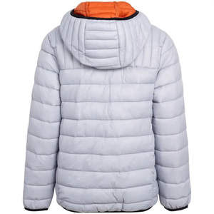 Veste matelassée pour homme de qualité supérieure, tendance, à séchage rapide, confortable, couleur blanche unie, avec col montant, tissu 100% coton pour homme - Product Image 3