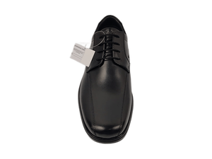 Chaussures Oxford en cuir véritable marron pour homme, bout rond, à lacets, respirantes, style marche toutes saisons - Product Image 3