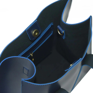 Bolso Tote de Cuero Genuino de Primera Calidad con Diseño de Rayas Elegante, Interior Espacioso y Duradero, Suave y Cómodo, Gran Capacidad 2026 - Product Image 4