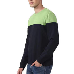 Vente en gros de sweat-shirts pour hommes, vêtements décontractés, sweat-shirt en coton mélangé à manches longues, à la mode, avec logo personnalisé - Product Image 3