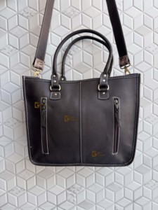 Nuevo Bolso Tote de Cuero Auténtico, Elegante Bolso de Mano de Cuero con Pelo, Tallado a Mano, Multiusos para Mujer - Product Image 4