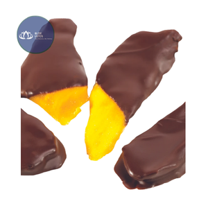 DISPONIBLE: Glory, Snack de Frutas Ecológico y Sostenible, Mango Seco Dulce Recubierto de Chocolate - Product Image 1