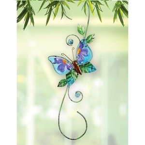 Metal Hummingbird Garden <b>Hook</b> Handmade Wall <b>Hanging</b> Decor Green Animal Design Outdoor Art Thick Solid Steel Metal Garden <b>Hooks</b> - Product Image 5