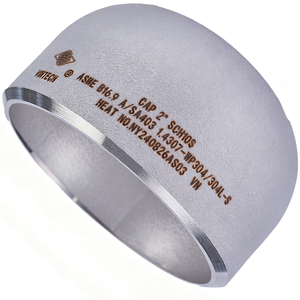 Tapa de Tubería Industrial de Acero Inoxidable ASME B16.9 A SA403 304 304L 316 316L Superficie Lisa Alta Presión Vietnam - Product Image 2
