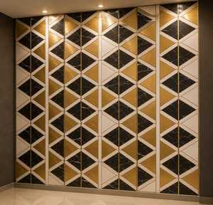 MO Series Premium PVC Rectangle <b>Mirror</b> Mosaic Wall Tiles Self Adhesive Decorative <b>Mirror</b> Tiles for Interior Walls Kitchen <b>Panel</b> - Product Image 5