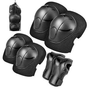 Conjunto de equipo de protección para ciclismo para niños: casco, rodilleras, coderas - Product Image 1