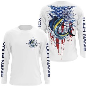 Camisa de Pesca Clásica de Manga Larga para Hombre, Ligera, de Secado Rápido, con Protección UV, para Pesca al Aire Libre - Product Image 3
