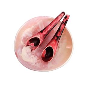 Bol et plat de service en résine les plus vendus - Passe au lave-vaisselle, design moderne européen personnalisable pour la maison et les fêtes - Product Image 1