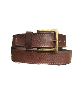 Cinturón Casual de Cuero Vacuno Hecho a Mano para Hombre, Estilo Occidental Vintage, con Detalle Bordado y Hebilla de Cobre, 3.5cm de Ancho, 120cm de Largo - Product Image 1