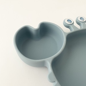 Assiette divisée à ventouse en silicone pour bébé, tout-petit, vaisselle pour enfants - Product Image 3