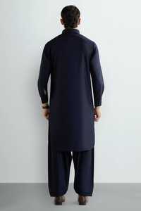 Shalwar Kameez pour hommes grande taille, de haute qualité, tendance, personnalisable, fabriqué en usine, vêtements ethniques décontractés, coton pakistanais - Product Image 2