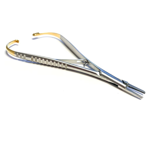 ที่จับเข็มแบบพรีเมียม T/C Mathieu Ryder  ปากจับทำจากทังสเตนคาร์ไบด์  ตัวด้ามทำจากสแตนเลส  เครื่องมือผ่าตัดหลอดเลือดและเย็บแผล  ได้รับเครื่องหมาย CE ISO - Product Image 1