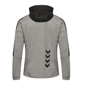 Survêtement d'hiver en molleton de coton pour homme, coupe ajustée, extensible, design 2-en-1, avec haut à capuche zippé et pantalon de jogging, collection 2026 - Product Image 6
