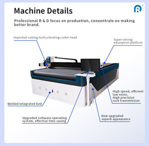 Máquina de Corte Automática con Cuchilla Vibratoria para Persianas Enrollables, Telas para Cortinas, Mosquiteras, Cuchilla Circular, Motor PLC - Product Image 4