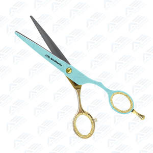 Diseño cromado dorado Aqua para tijeras perfectas de 5,75 pulgadas, instrumentos de belleza, tijeras japonesas de acero inoxidable para cortar el cabello, estilista - Product Image 6