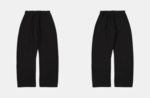 กางเกงจ็อกเกอร์คุณภาพสูงสุดฮิต ทรงหลวมสบายๆ สไตล์ลำลองสำหรับผู้ชาย กางเกงขายาวทรงตรง ผ้าเฟรนช์เทอร์รี่ ขายส่ง - Product Image 3