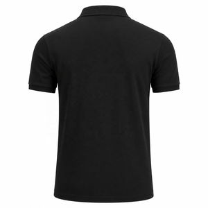 Polo homme 100% coton à manches courtes avec logo personnalisé, broderie, pour le golf et les uniformes, fabrication OEM & ODM en gros - Product Image 2