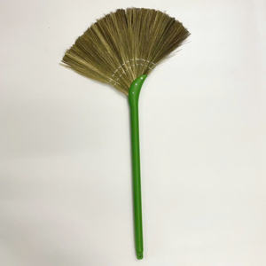 Escoba de hierba 100% hecha a mano y ecológica |   Escoba de Fibra Natural Resistente y Ligera |   Escoba para césped suave con mango de plástico para - Product Image 5