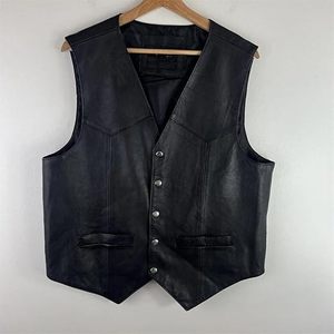 Gilet en cuir personnalisé, style motard classique, pour la conduite sur route et en ville, qualité supérieure - Product Image 3