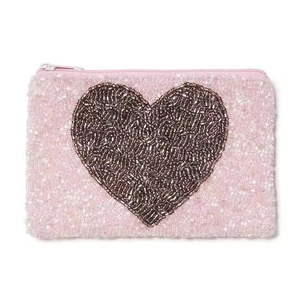 Monedero/Porta Tarjetas para Niñas ASTROS Classic, de Uso Diario, Personalizado, en Colores Mixtos, Textil Hecho a Mano, con Bordado y Cuentas de Vidrio - Product Image 3