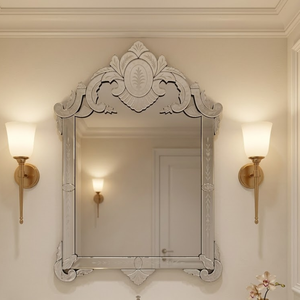 Espejo de Pared Ornamentado de Estilo Barroco Veneciano de Lujo |   Espejo Decorativo Vintage | Espejo de Vidrio Estilo Antiguo para una Decoración Elegante del Hogar - Product Image 4