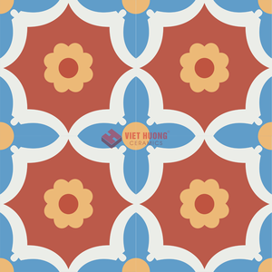 Carreaux de ciment faits main au Vietnam, carreaux de porcelaine imitation béton fournis par l'usine, carreaux de sol en céramique rustiques antidérapants. - Product Image 1