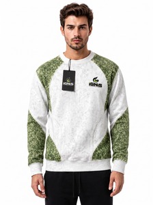Sweat-shirt délavé pour homme, col rond classique, style vintage, décontracté, coupe oversize, en coton, pour tous les jours - Product Image 6