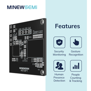 Mô-đun <span class=keywords><strong>radar</strong></span> sóng mm MinewSemi MS72SF11 lắp đặt trên trần nhà, phát hiện sự hiện diện trong nhà, mô-đun phát hiện <span class=keywords><strong>radar</strong></span> 60GHz - Product Image 2