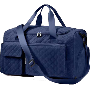 Sac de sport unisexe, couleur unie, polyester, grande capacité, fermeture à glissière, poignée souple, sangle réglable, style décontracté, 30-40L - Product Image 5