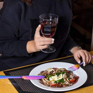 ชุดช้อนส้อมสแตนเลสสตีลรักษ์โลกยั่งยืนจาก Host Choice สำหรับงานเฉลิมฉลองและมื้ออาหารประจำวัน - จำหน่ายราคาส่ง - Product Image 5