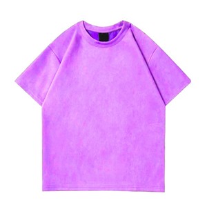 Camiseta de Manga Corta para Hombre, Cuello Redondo, Color Negro, Corte Regular, Tejido de Algodón Jersey, Diseño Liso Informal - Product Image 3